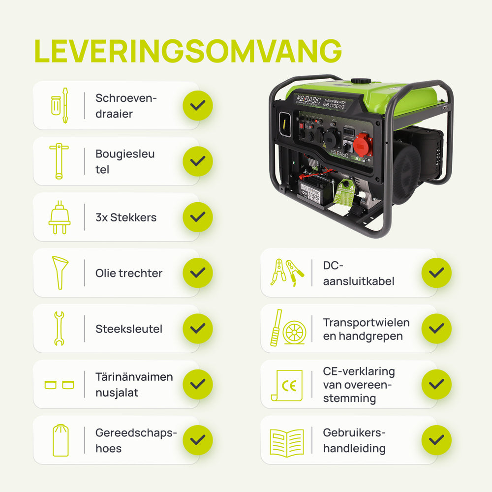 Invertergenerator KSB 110iE-1/3