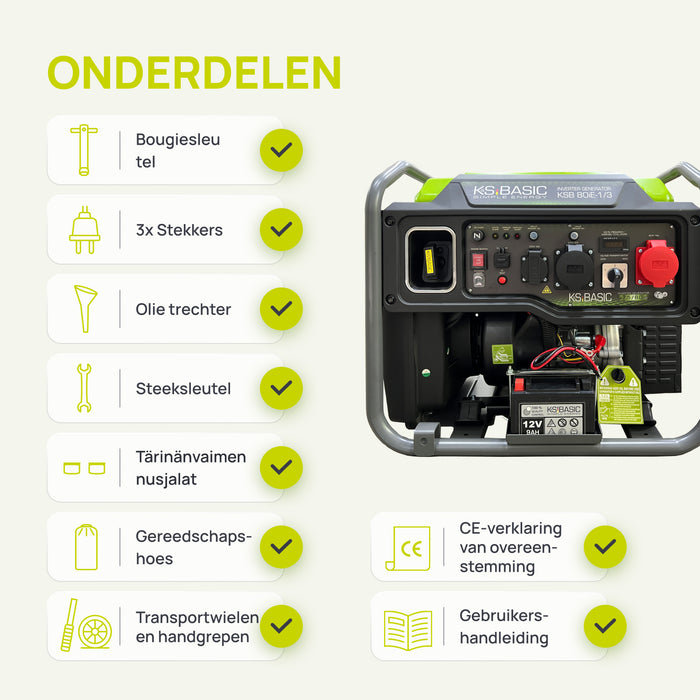 Invertergenerator KSB 80iE-1/3