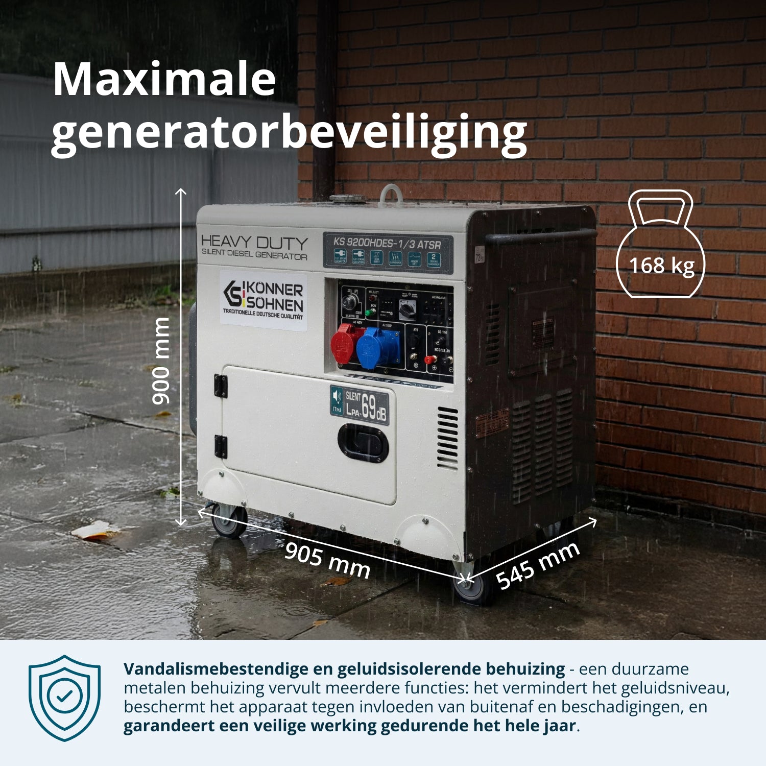 Dieselgenerator "Könner & Söhnen" KS 9200HDES-1/3 ATSR (EURO V)