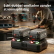 Dubbele oplader voor 20V oplaadbare batterijen KS C35A-2 thumbnail