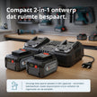 Dubbele oplader voor 20V oplaadbare batterijen KS C35A-2 thumbnail
