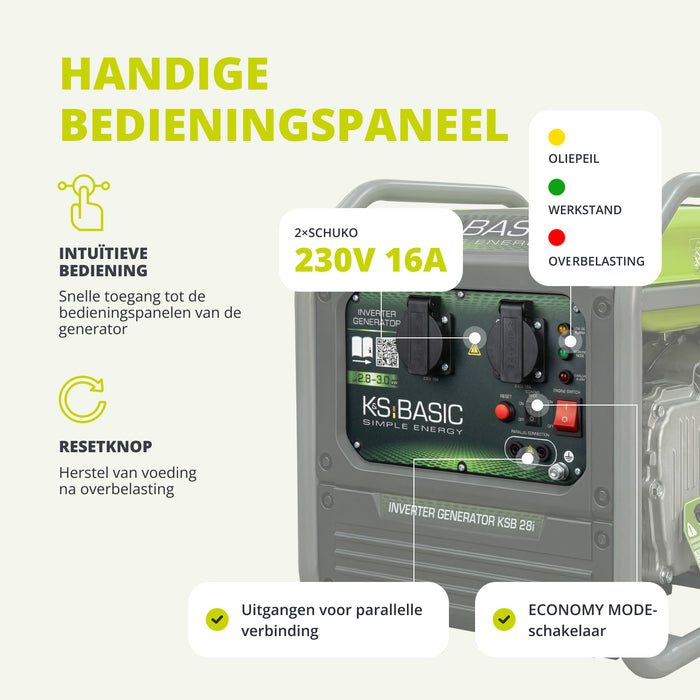 Invertergenerator KSB 28i