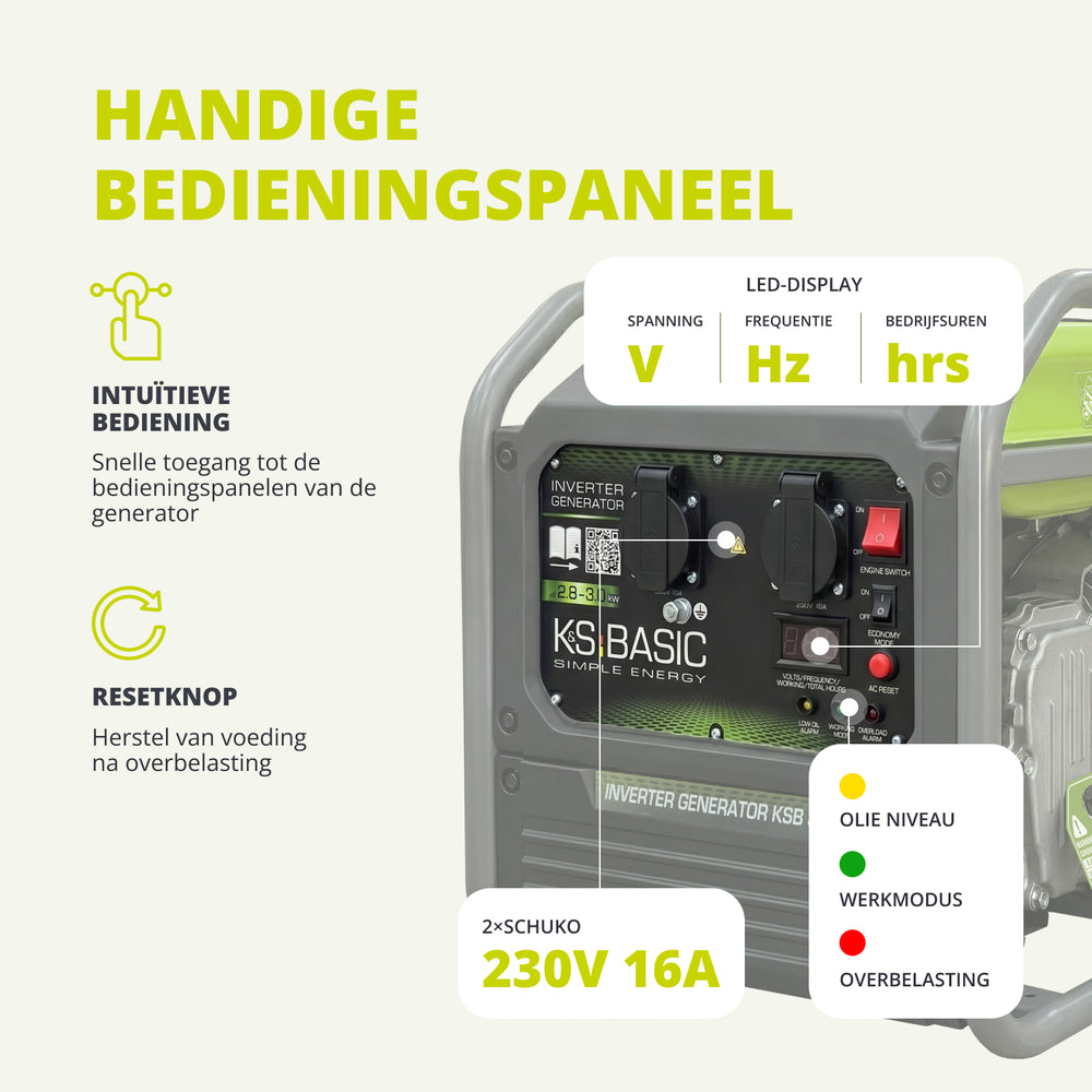 Invertergenerator KSB 30i