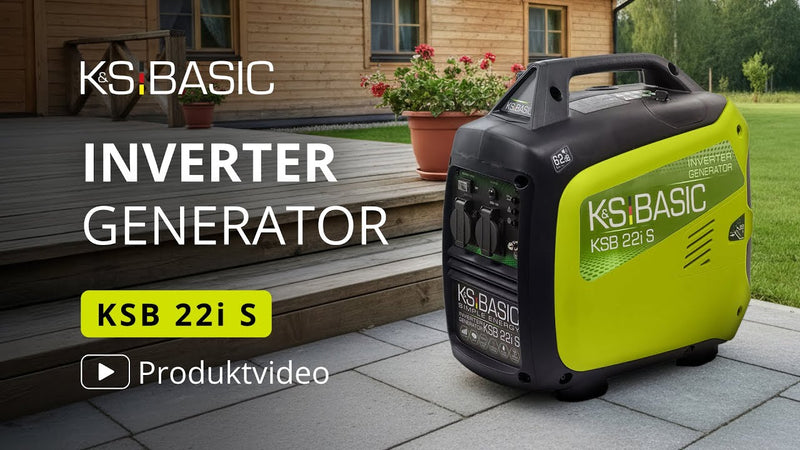 Vorstellung und Start des Inverter-Generators K&S Basic KSB 22i S (2 kW)