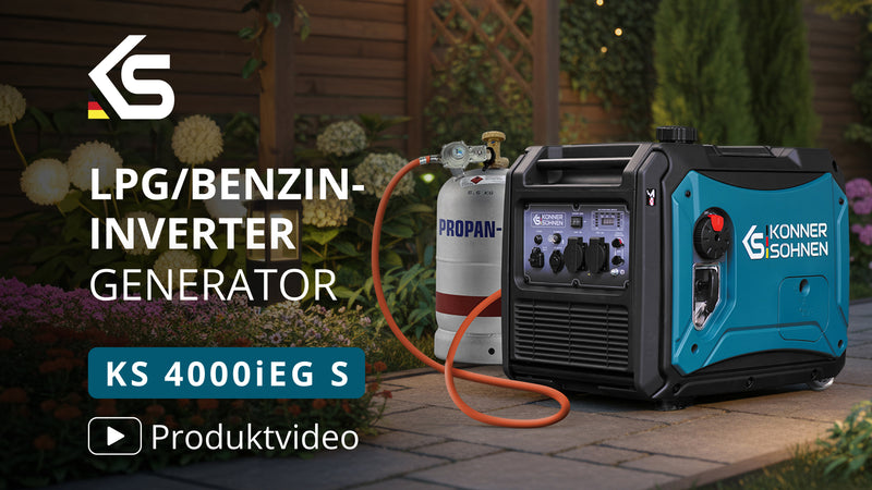Vorstellung: KS 4000iEG S – 4-kW-Dual-Fuel-Inverter-Generator von Könner & Söhnen 