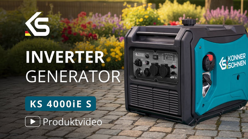 Vorstellung und Start des Inverter-Generators Könner & Söhnen KS 4000iES (4 kW)