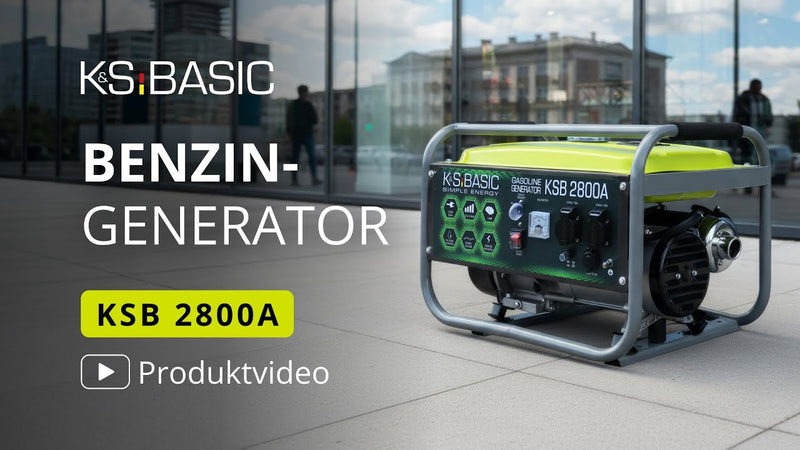 Vorstellung des KSB 2800A: 2,5 kW Generator mit AVR für Haus und Werkstatt