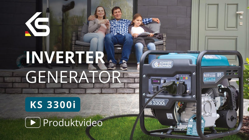 Vorstellung und Start des Inverter-Generators Könner & Söhnen KS 3300i (3 / 3.3 kW)
