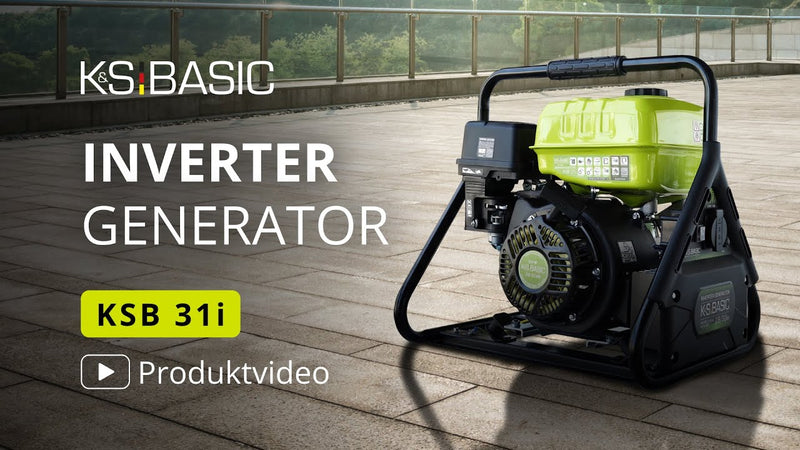 Vorstellung und Start des Inverter-Generators K&S Basic KSB 31i (3 kW)