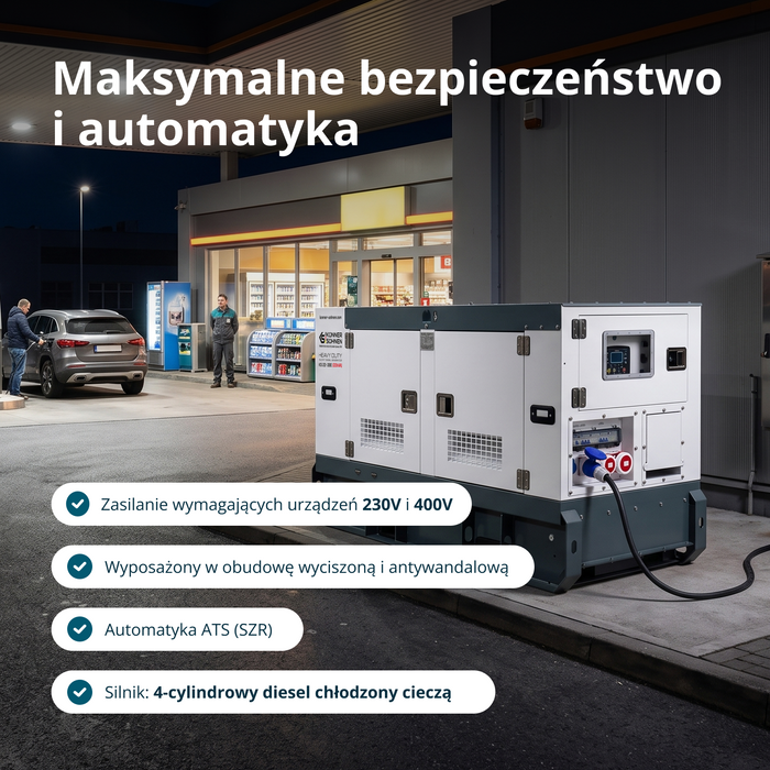 Trójfazowa elektrownia diesla KS 22-3BE 