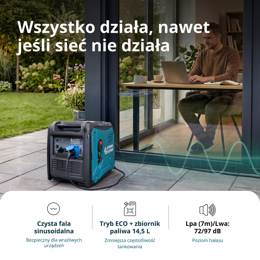 Generator inwerterowy KS 6000iE S ATS