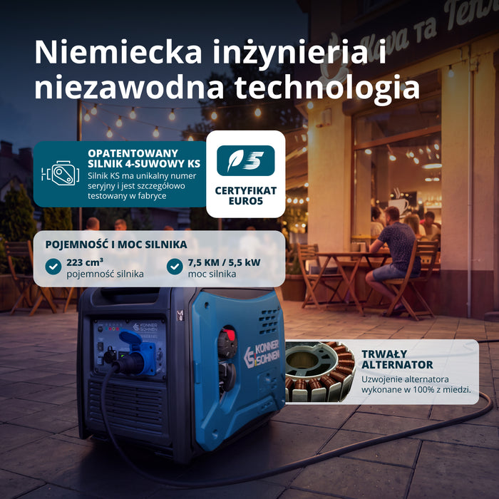 Generator inwerterowy KS 6000iE S ATS