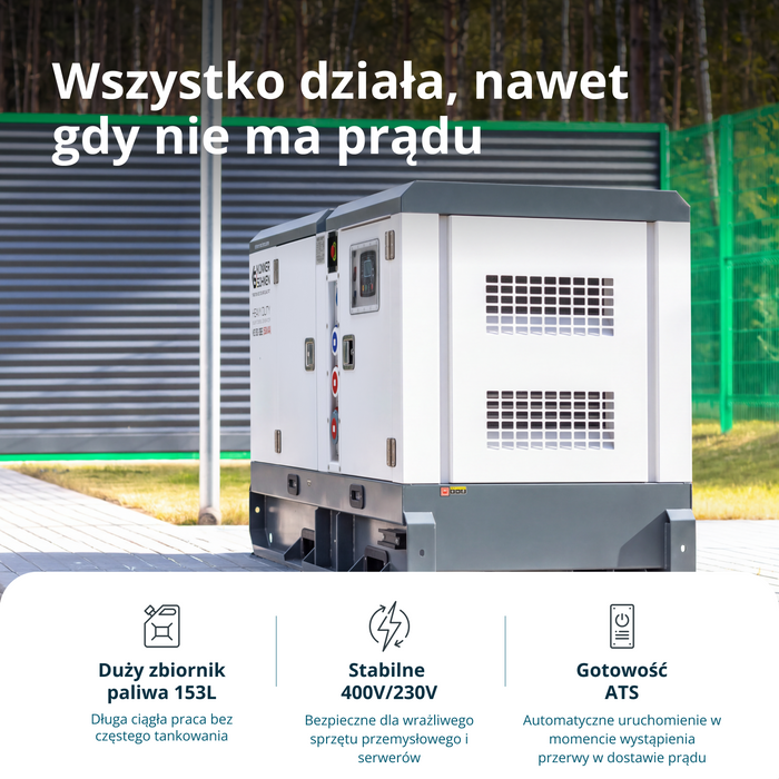 Trójfazowy agregat prądotwórczy Diesla KS 50-3BE 