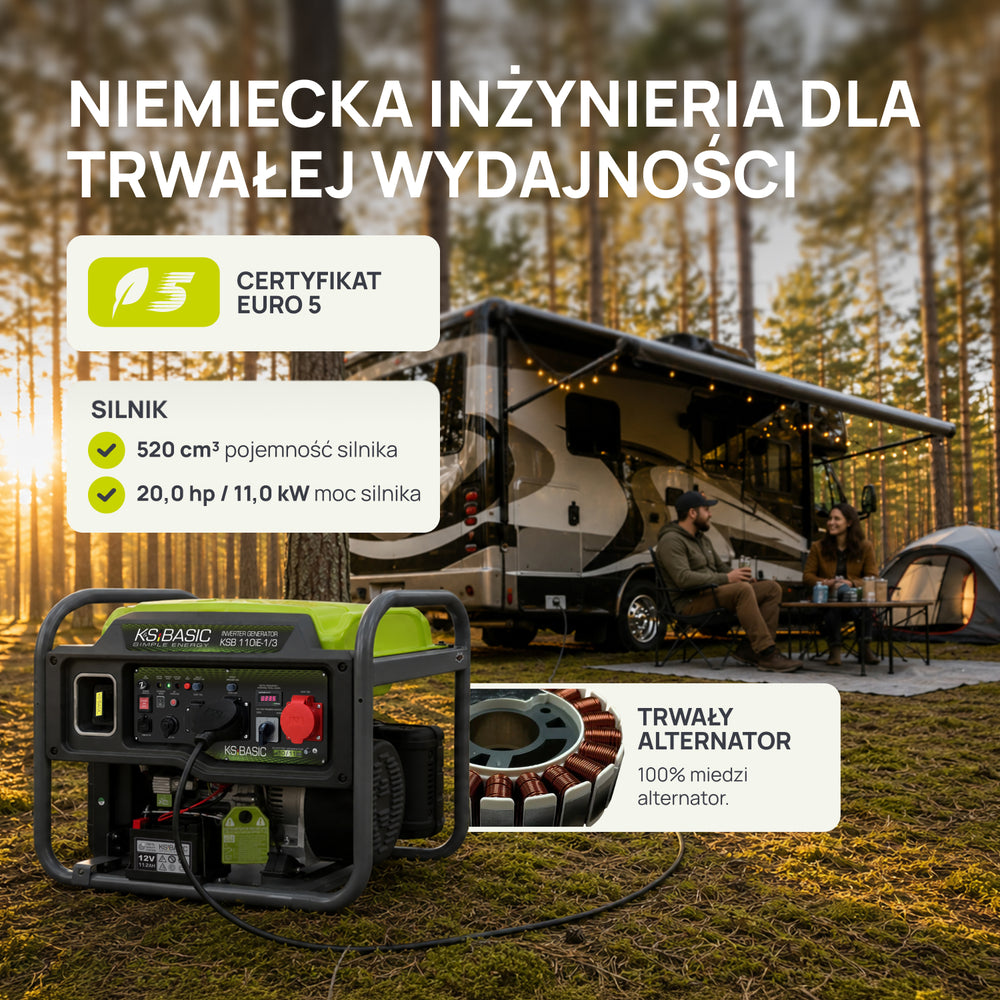 Inwertorowy Generator KSB 110iE-1/3