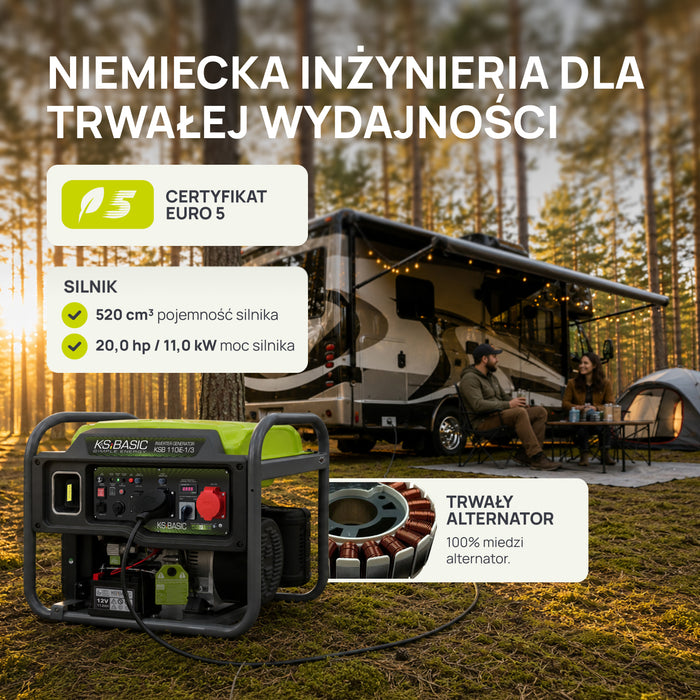 Inwertorowy Generator KSB 110iE-1/3