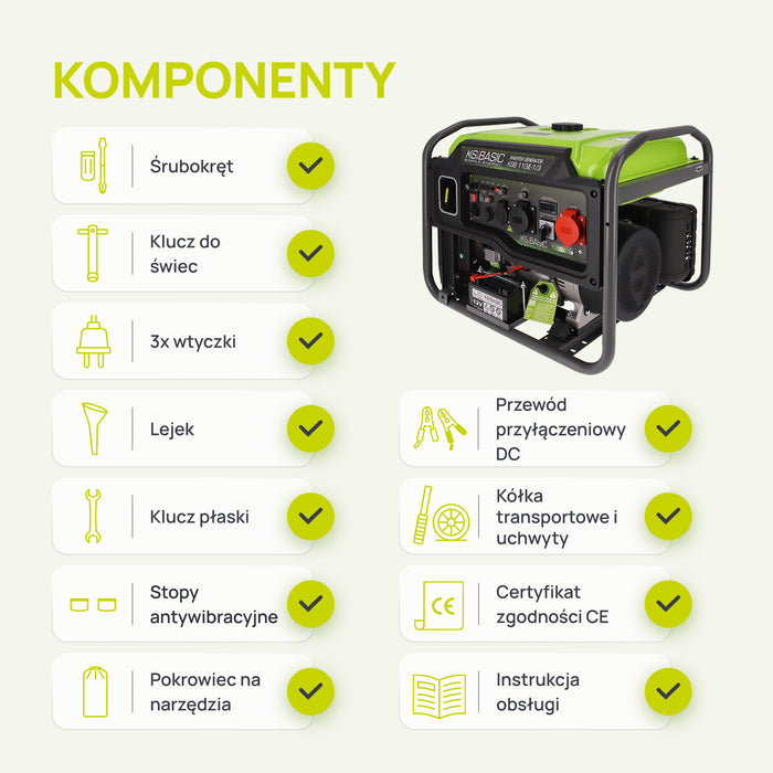 Inwertorowy Generator KSB 110iE-1/3