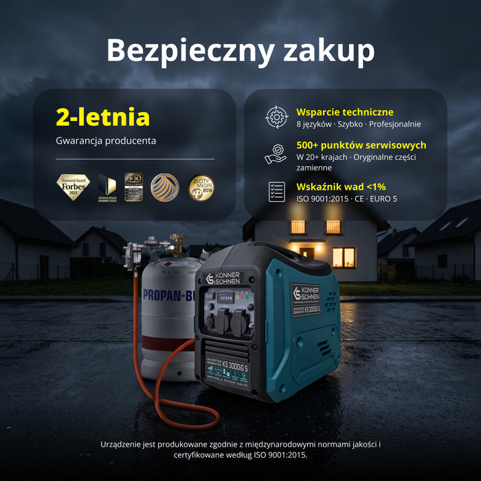 Inwertorowy generator KS 3000iG S