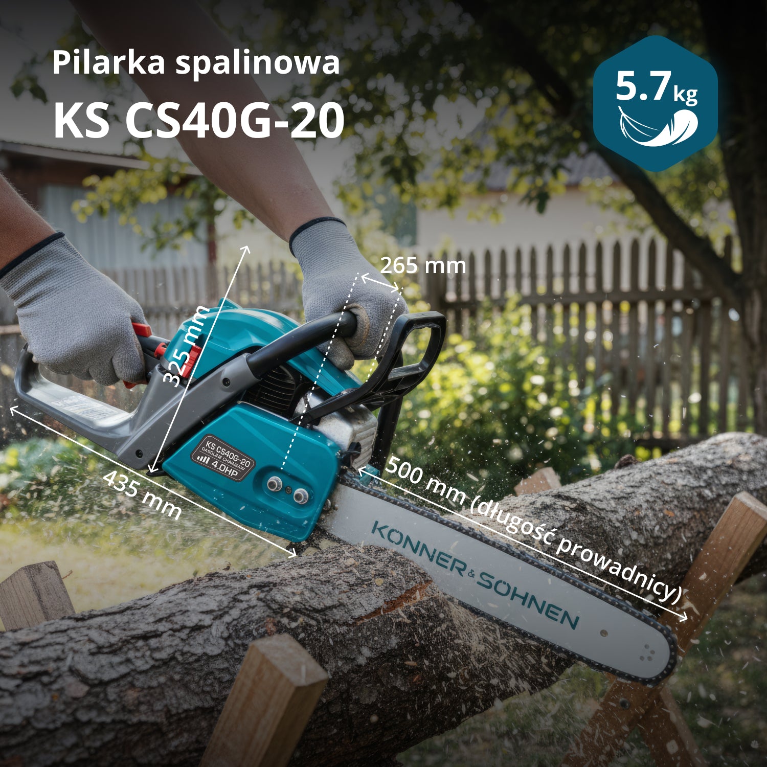 Pilarka spalinowa KS CS40G-20