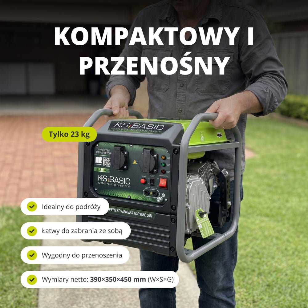 Inwertorowy generator KSB 28i