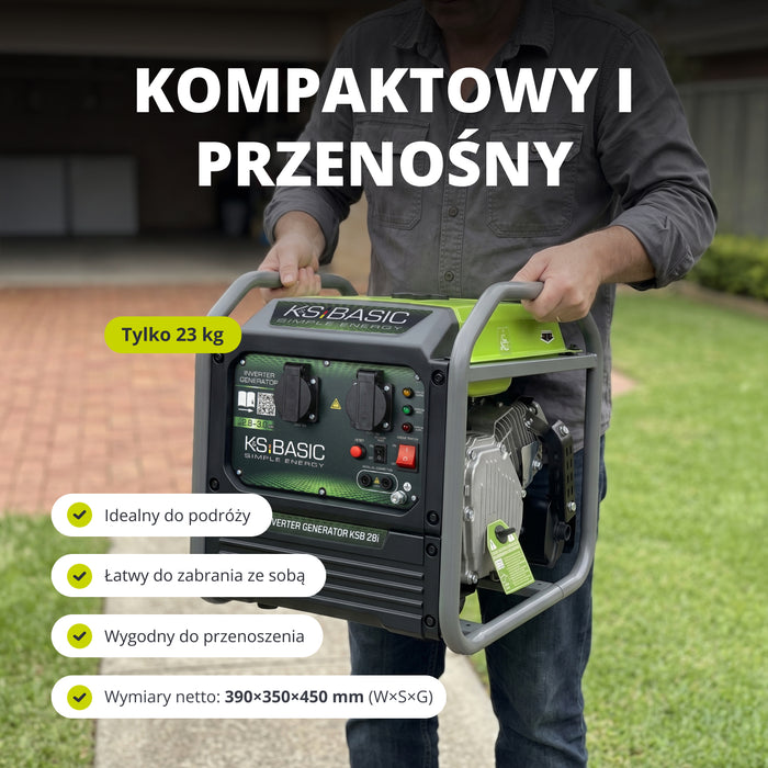 Inwertorowy generator KSB 28i