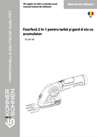 Foarfecă 2 în 1 pentru iarbă și gard d viu cu acumulator KS SHT-8V