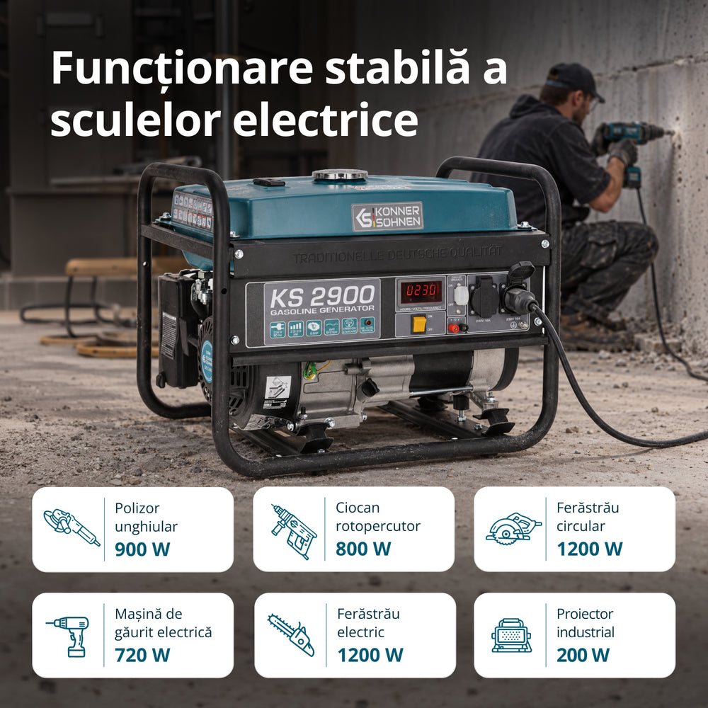 Generator pe benzină „Könner & Söhnen” KS 2900