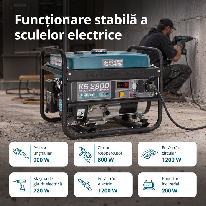 Generator pe benzină „Könner & Söhnen” KS 2900
