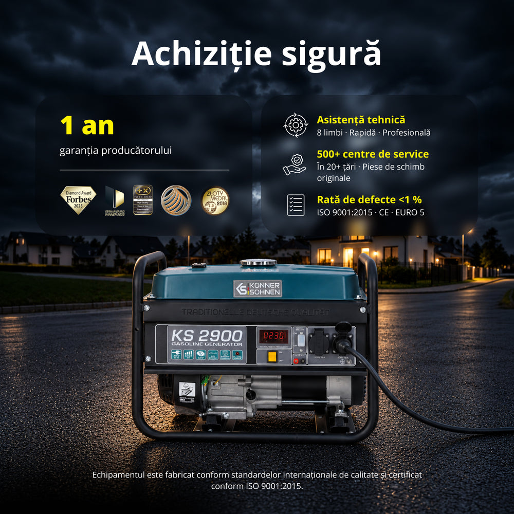 Generator pe benzină „Könner & Söhnen” KS 2900