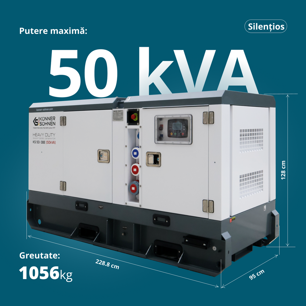 Centrală electrică diesel trifazată KS 50-3BE 