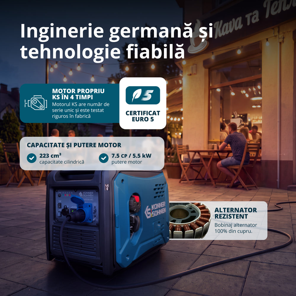 Generator cu inverter KS 6000iE S ATS