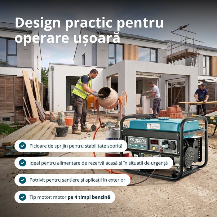 Generator LPG/Benzină „Könner & Söhnen” KS 3000G