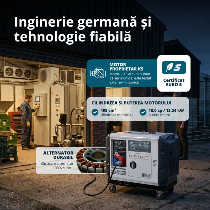 Generator diesel „Könner & Söhnen” KS 9300DE-1/3 ATSR (EURO V)