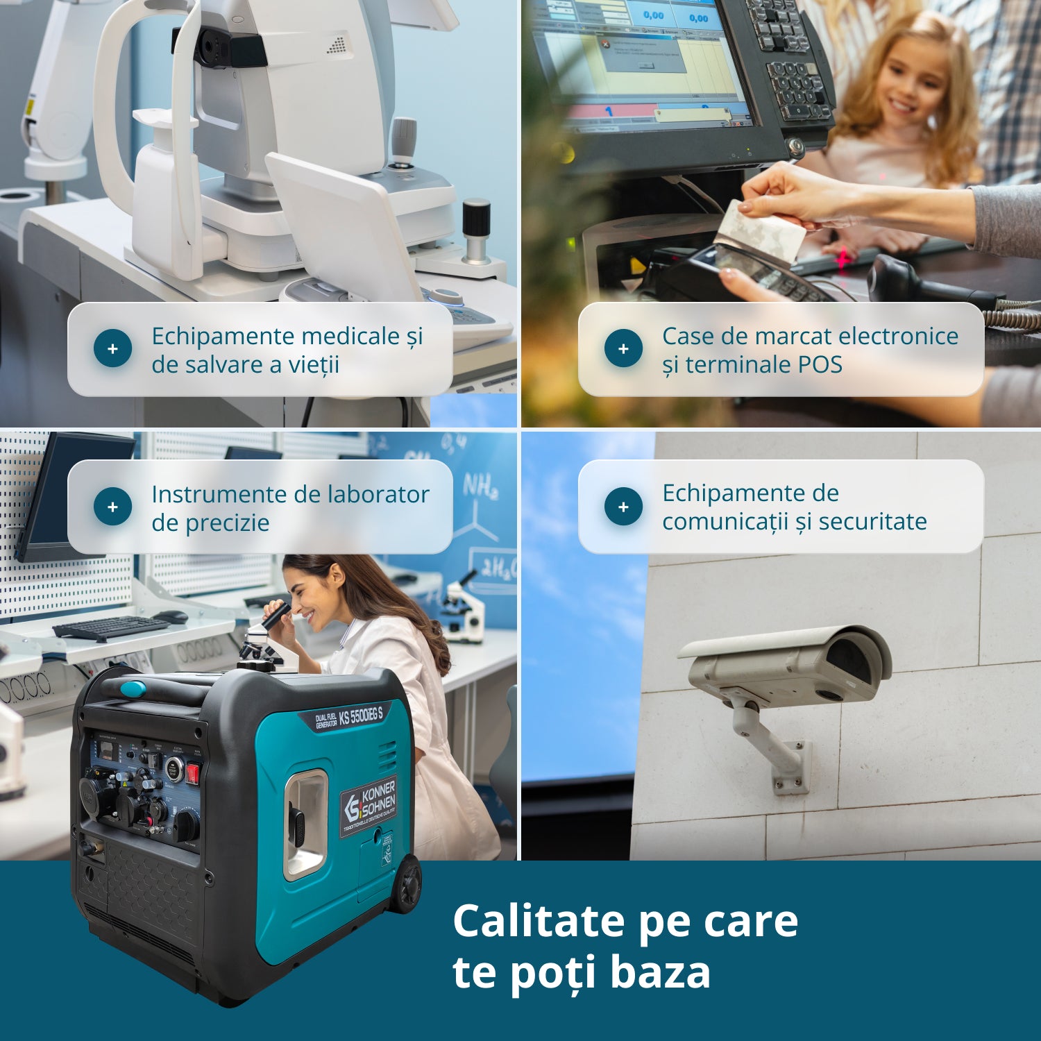 Generator cu inverter pe GPL/benzină KS 5500iEG S