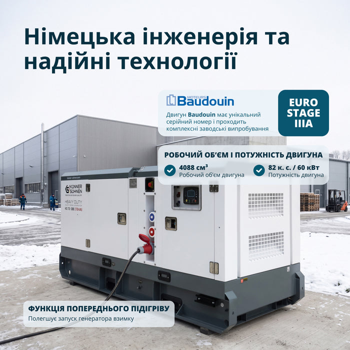 Дизельна трифазна електростанція KS 72-3BE