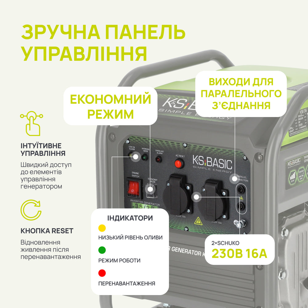 Інверторний генератор KSB 36i 