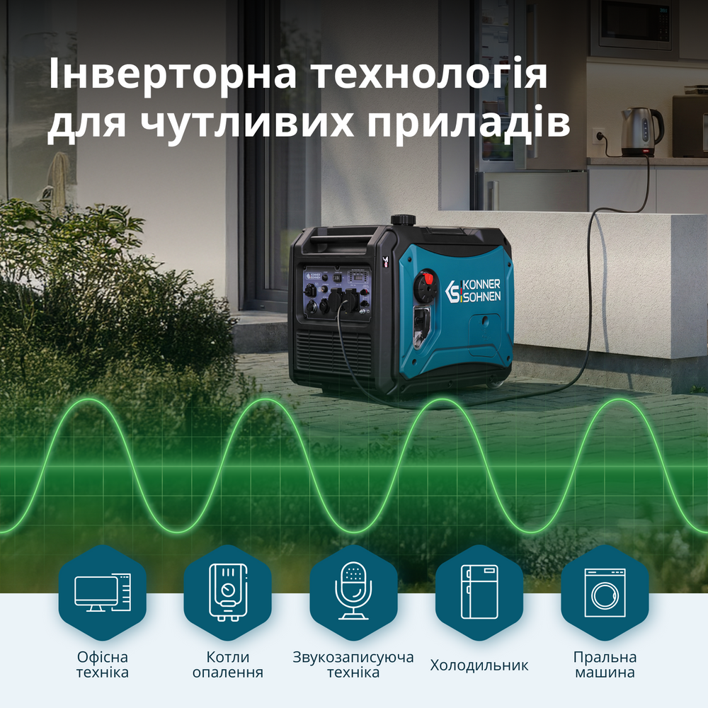 Інверторний генератор KS 4000iE S