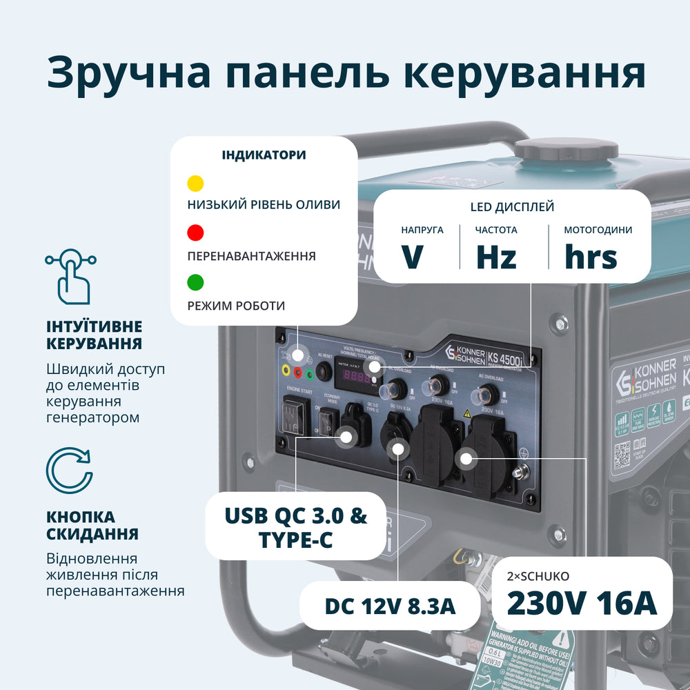 Інверторний генератор KS 4500i 