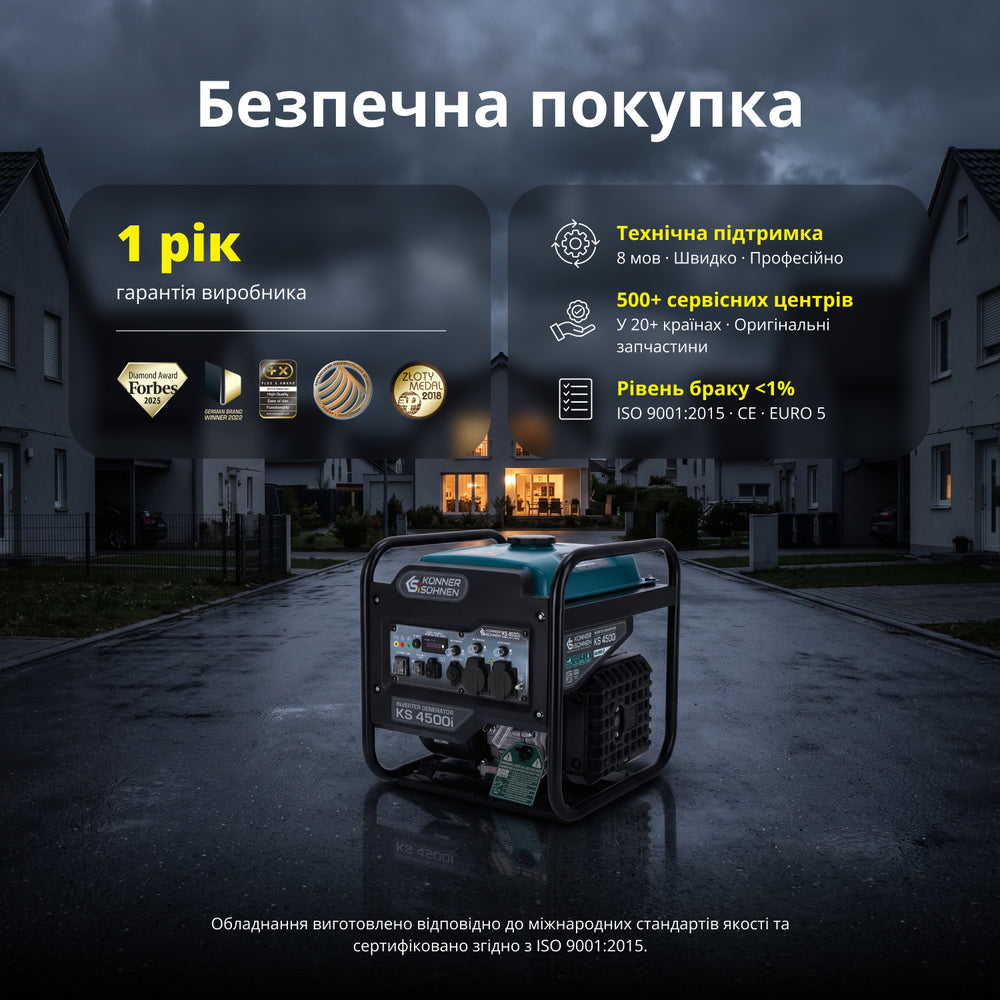 Інверторний генератор KS 4500i 