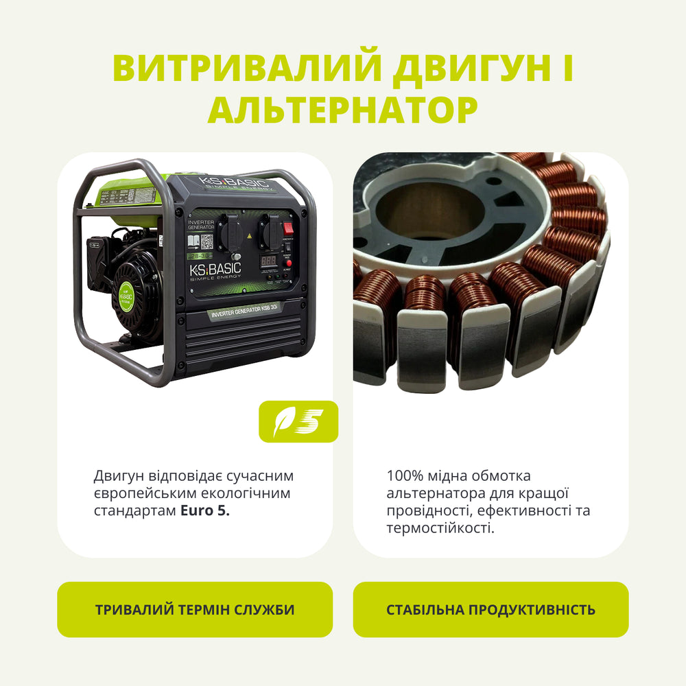 Інверторний генератор KSB 30i 
