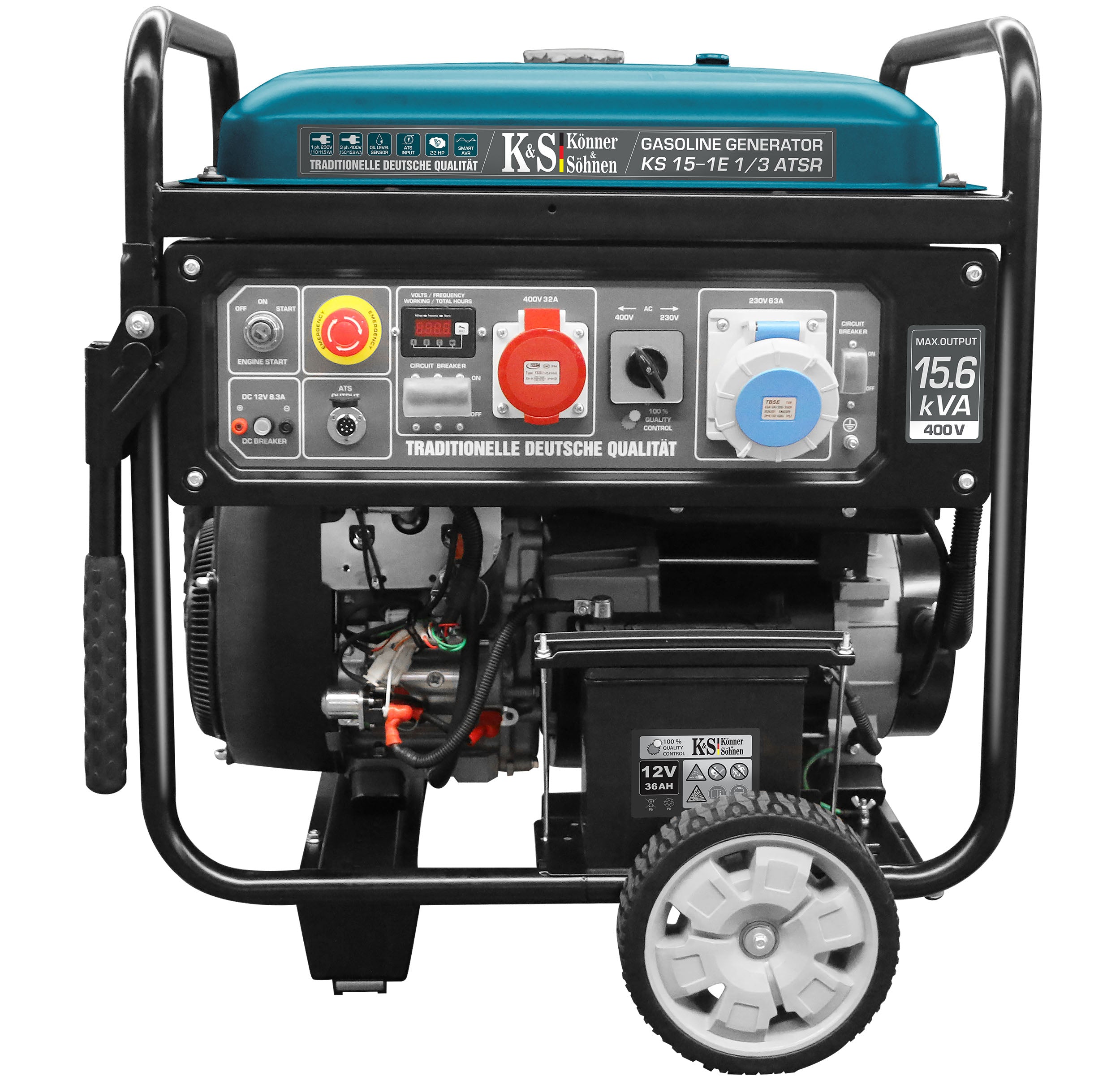 Image of Generatore a benzina &quot;Könner &amp; Söhnen&quot; KS 15-1E 1/3 ATSR