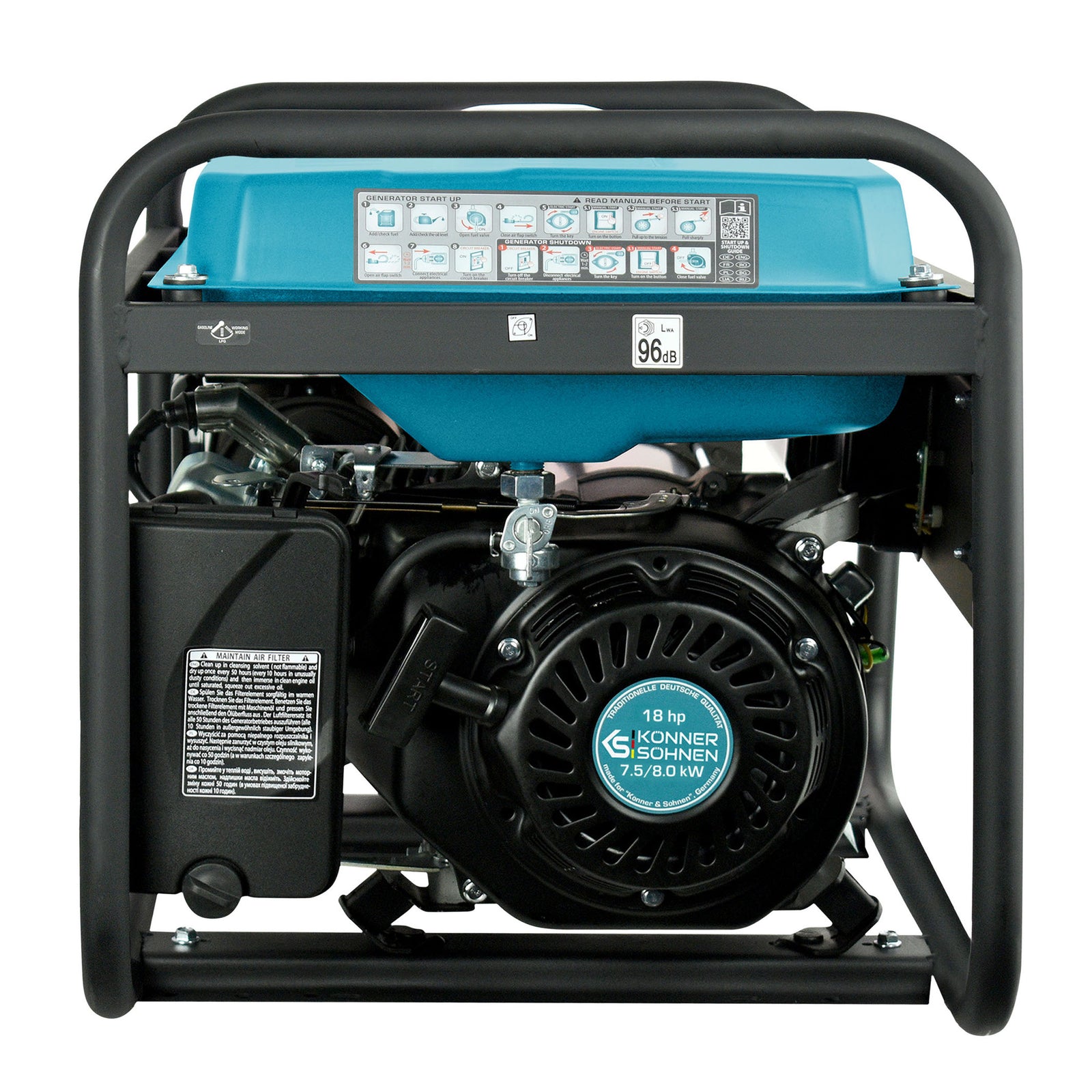 Gasoline generator "Könner & Söhnen" KS 10000E-3