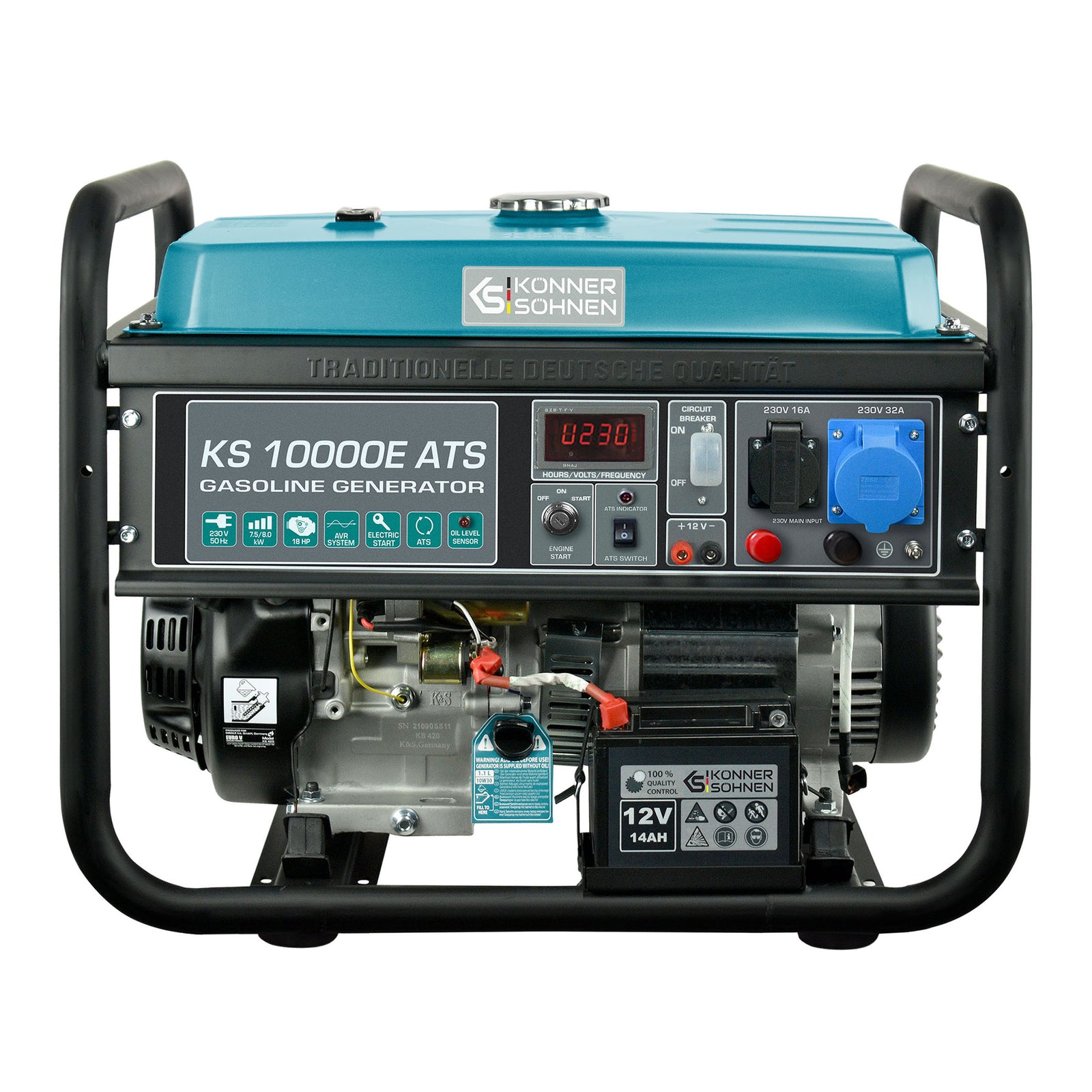 Generador de gasolina "Könner & Söhnen" KS 10000E ATS