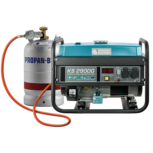 LPG/benzin generator "Könner & Söhnen" KS 2900G