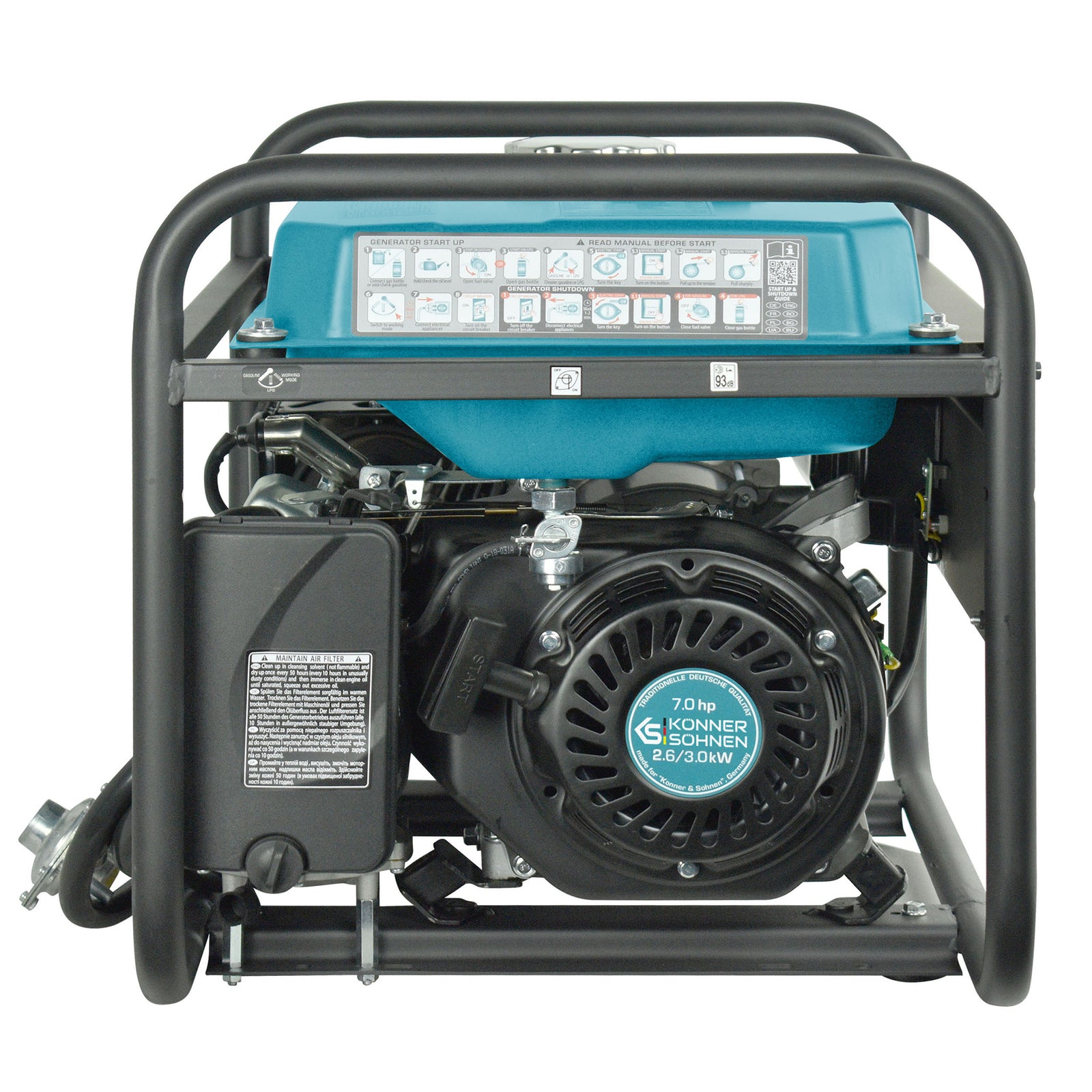 LPG/Gasoline Generator "Könner & Söhnen" KS 3000G