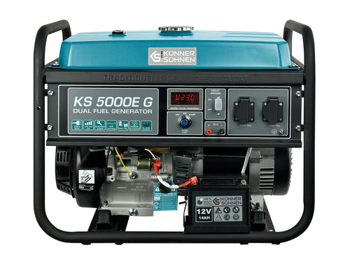 LPG/Gasoline Generator "Könner & Söhnen" KS 5000E G