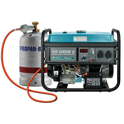 LPG/Benzin Generator "Könner & Söhnen" KS 5000E G