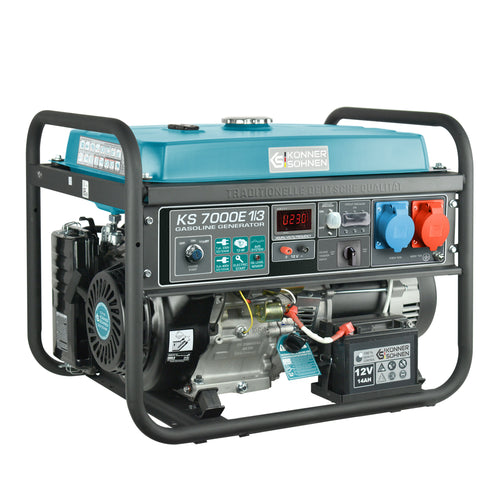 Benzingenerator "Könner & Söhnen" KS 7000E 1/3