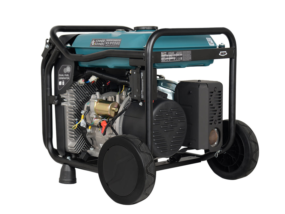 Generador inverter híbrido de gas/gasolina KS 8100iEG (Reacondicionado Bueno estado)