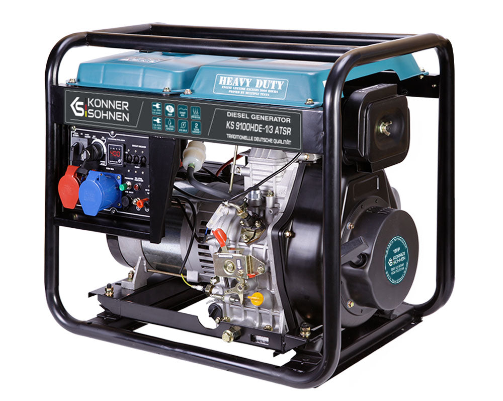 Dieselový generátor „Könner & Söhnen“ KS 9100HDE-1/3 ATSR (EURO V)