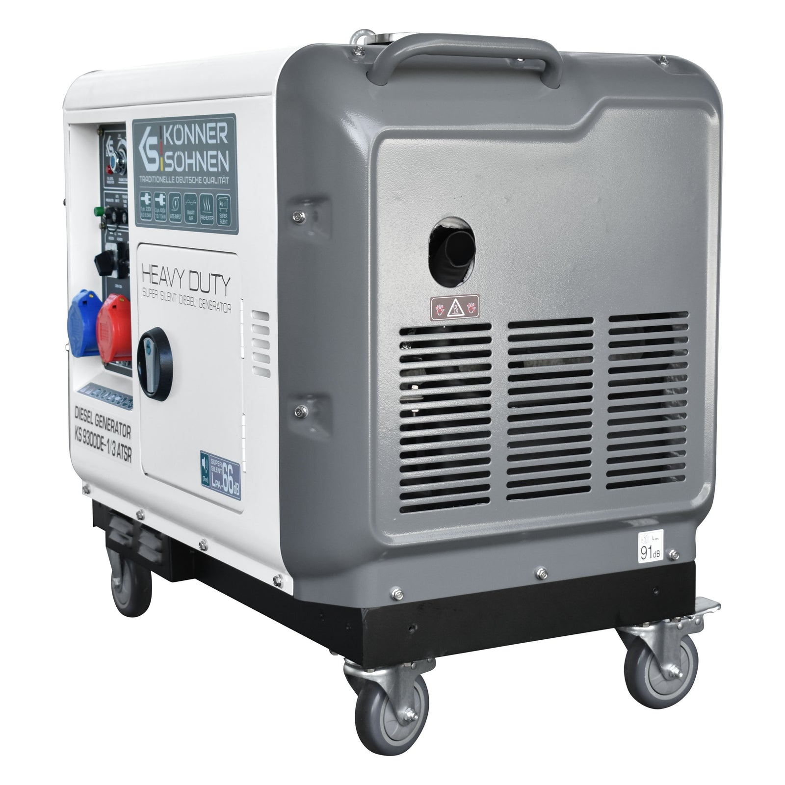 Diesel-Generator "Könner & Söhnen" KS 9300DE-1/3 ATSR (EURO V)